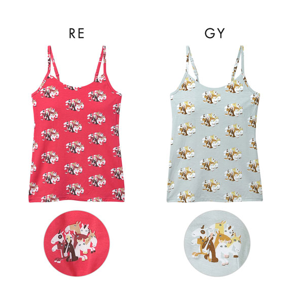 ウンナナクール 2026年お年賀「まるっとうまくいく」 カップ付きインナー キャミソール une nana cool