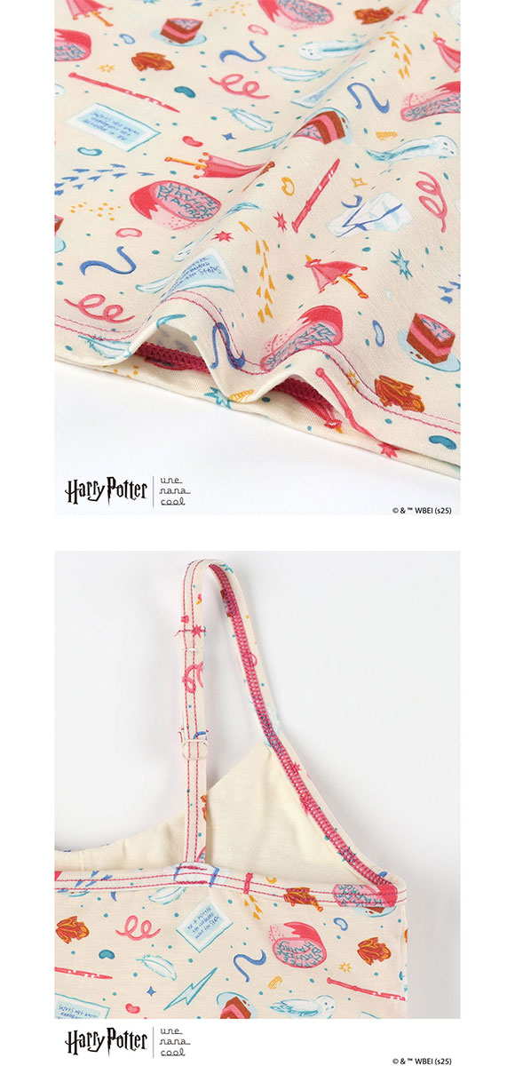 ハリー・ポッター × ウンナナクール Harry Potter カップ付きインナー キャミソール une nana cool