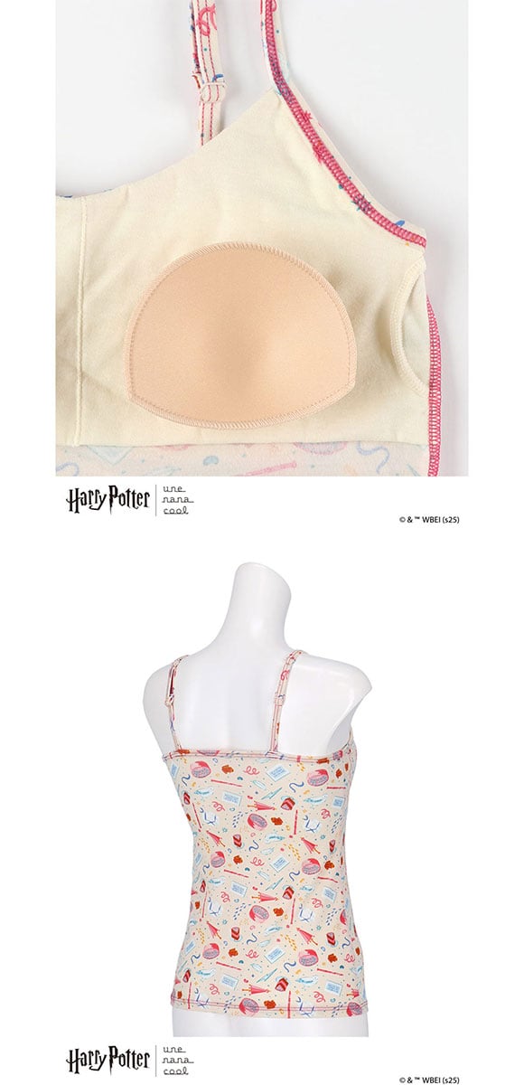 ハリー・ポッター × ウンナナクール Harry Potter カップ付きインナー キャミソール une nana cool