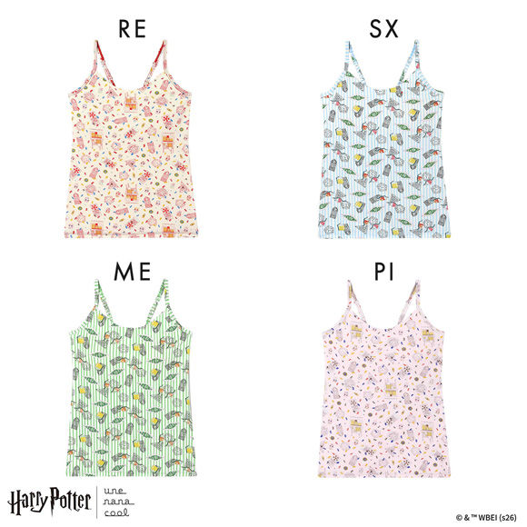 ハリー・ポッター × ウンナナクール Harry Potter カップ付きインナー キャミソール une nana cool