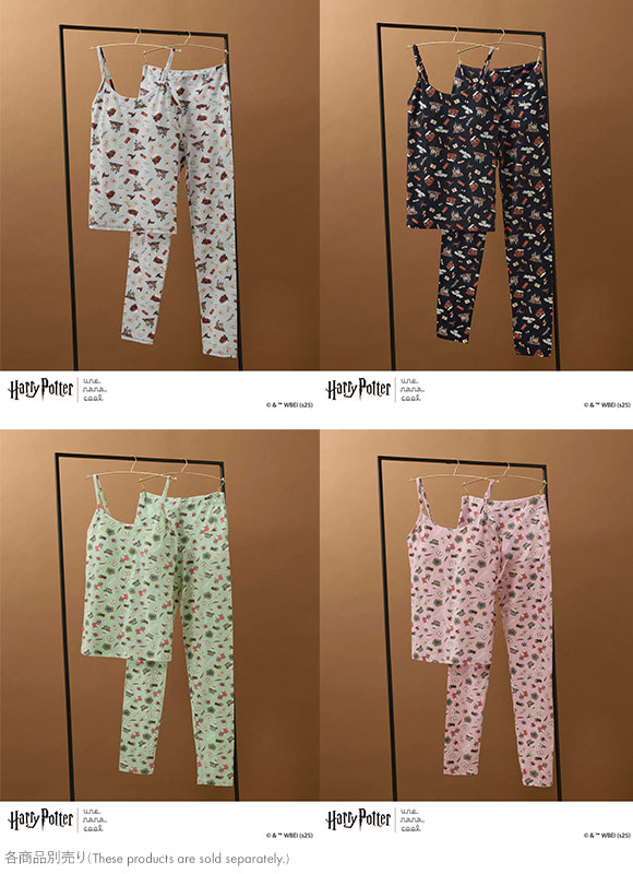 ハリー・ポッター × ウンナナクール Harry Potter ハラマキ付きレギンス ボトムス 足首丈 une nana cool