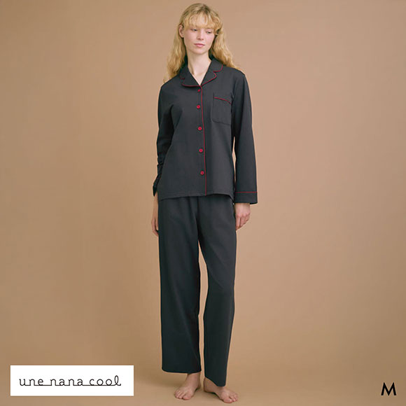 ウンナナクール 綿100％ 72/2メガハイゲージパジャマ MADE WITH LIBERTY FABRIC ルームウェア 長袖パジャマ une nana cool
