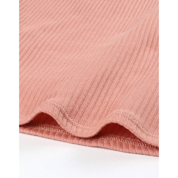 ウンナナクール une nana cool 綿100％生地使用 リブ編みコットン キャミソール インナー