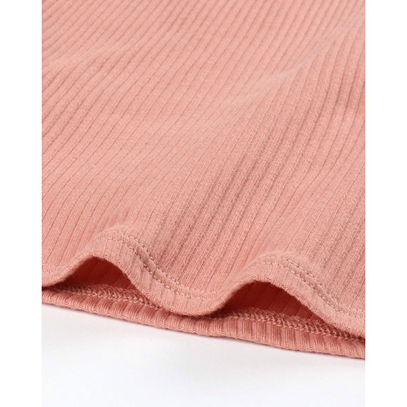 ウンナナクール une nana cool 綿100％生地使用 リブ編みコットン タンクトップ インナー