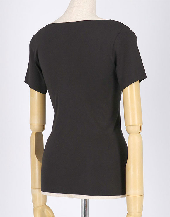 ウンナナクール une nana cool 半袖シャツ フリーカッティングでひびきにくい 吸湿発熱でぽかぽか 3分袖 トップス インナー