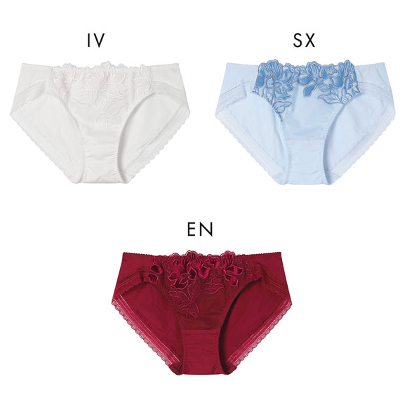 ウンナナクール ベロアのレースが特別感を演出 ショーツ une nana cool