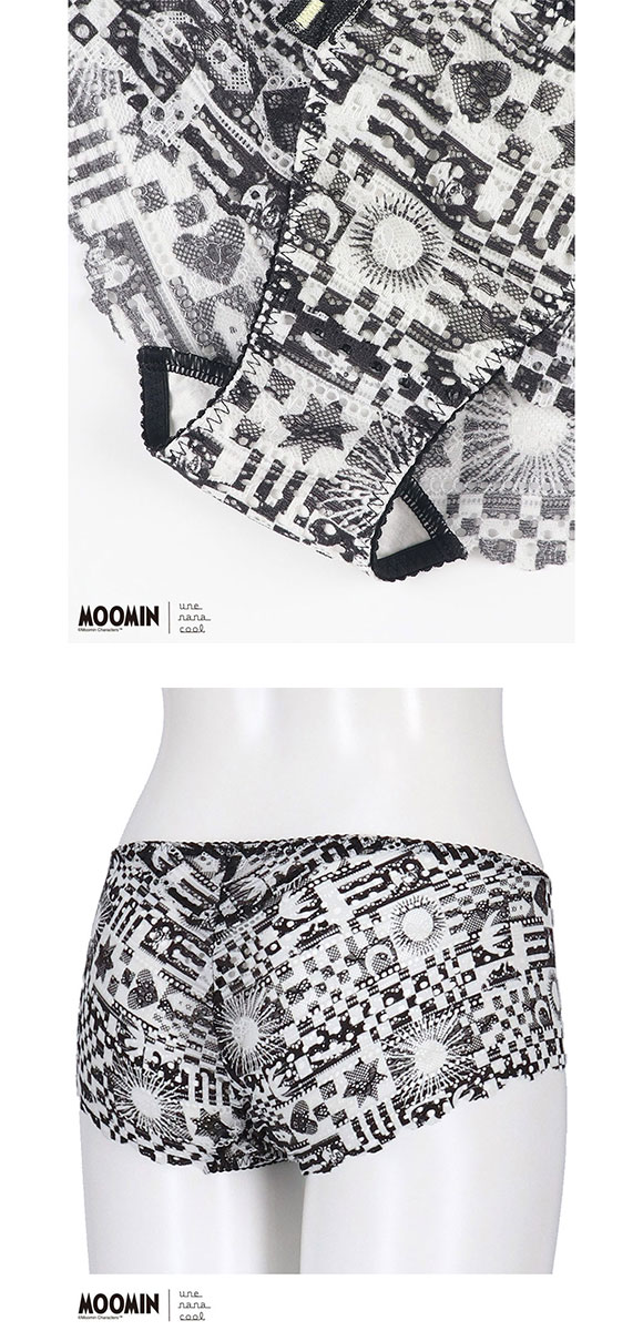 。わか様。ウンナナクールムーミンコラボブラ、レースショーツ、サルートショーツ。 わか様。ウンナナクールムーミンコラボブラ、レースショーツ、サルート