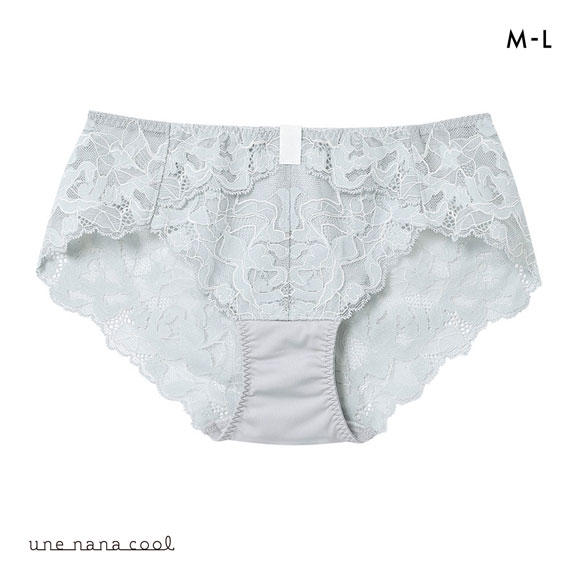 ウンナナクール リボンブラレース バックレース ショーツ une nana cool