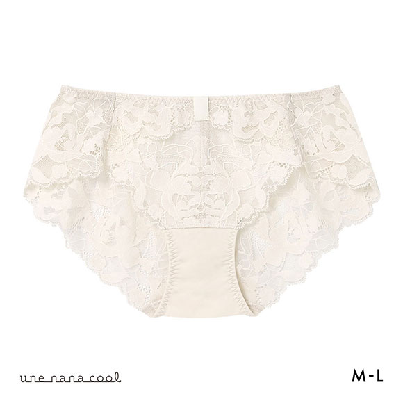 ウンナナクール リボンブラレース バックレース ショーツ une nana cool