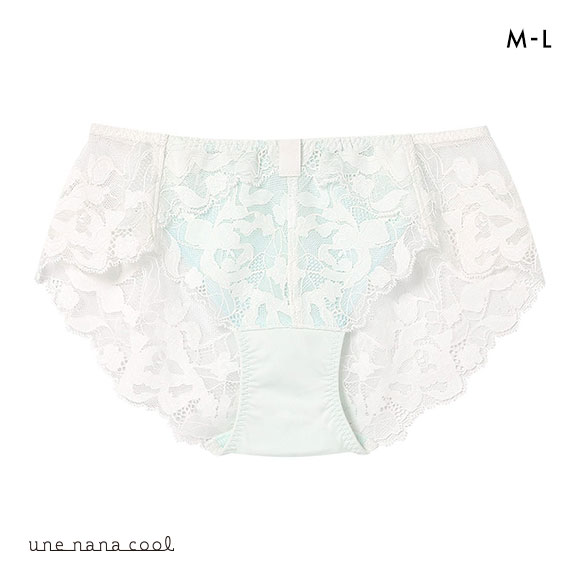 ウンナナクール リボンブラレース バックレース ショーツ une nana cool