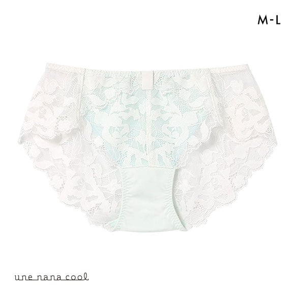 ウンナナクール リボンブラレース バックレース ショーツ une nana cool