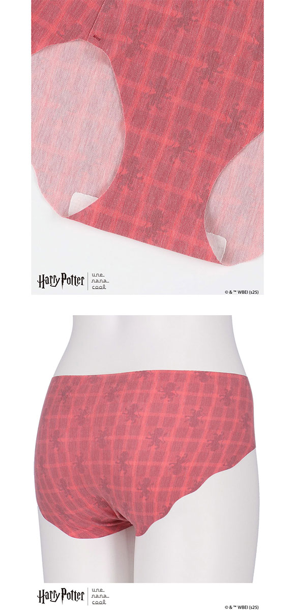 ハリー・ポッター × ウンナナクール Harry Potter 綿混 フラット仕上げ ショーツ une nana cool