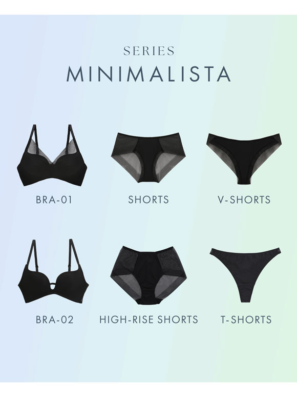ショーツ スタンダード 大きいサイズ メッシュ MINIMALISTA 超極薄 M L LL 単品 ミニマリスタ