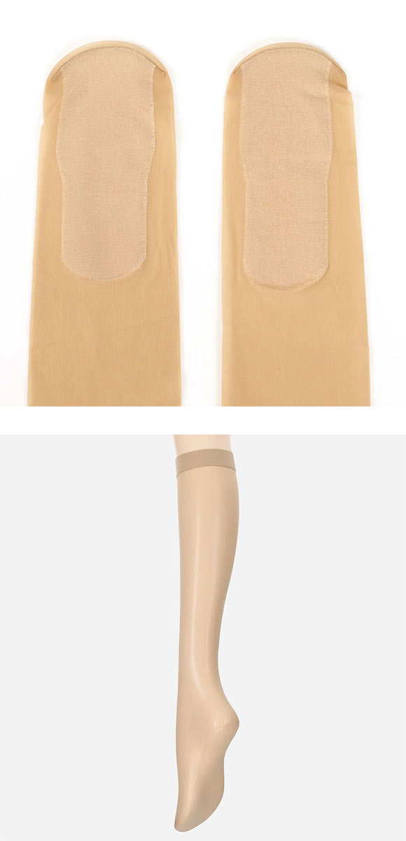 タビオ 【伝線しにくい】さらっと消臭ハイソックス丈ストッキング レディース 22.0-25.0cm  日本製 Tabio
