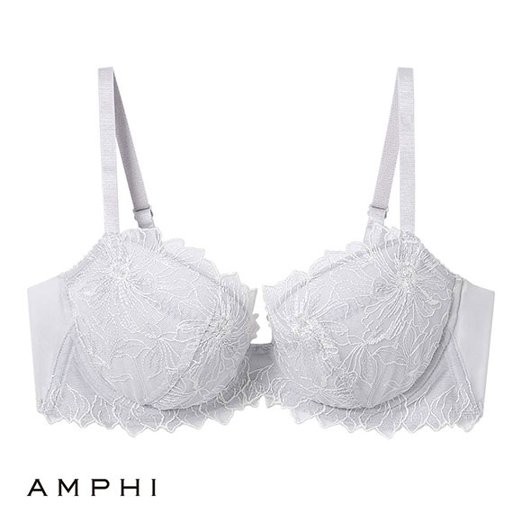 アンフィ AMPHI 長時間、バストをしっかりホールド ホールドデイブラ Hold Day Bra ブラジャー 3/4カップ 脇高 WEB限定 単品