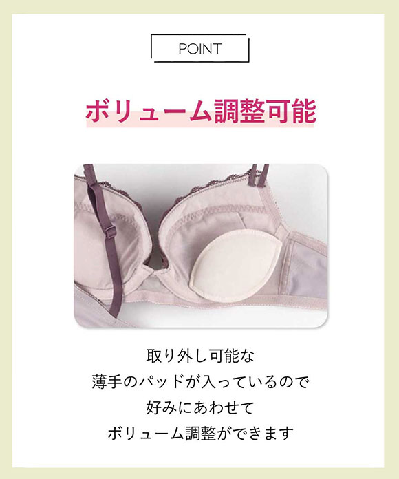 アンフィ ブラ＆ショーツセット まる胸メイク レース ABCDE ブラジャー ショーツ セット AMPHI BCC236