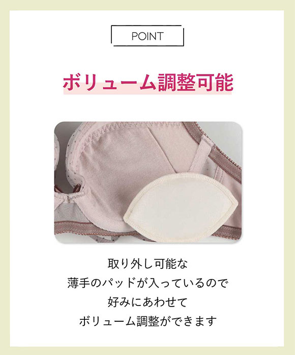 アンフィ ブラ＆ショーツセット まる胸メイク チュール BCDE ブラジャー ショーツ セット AMPHI BCC242