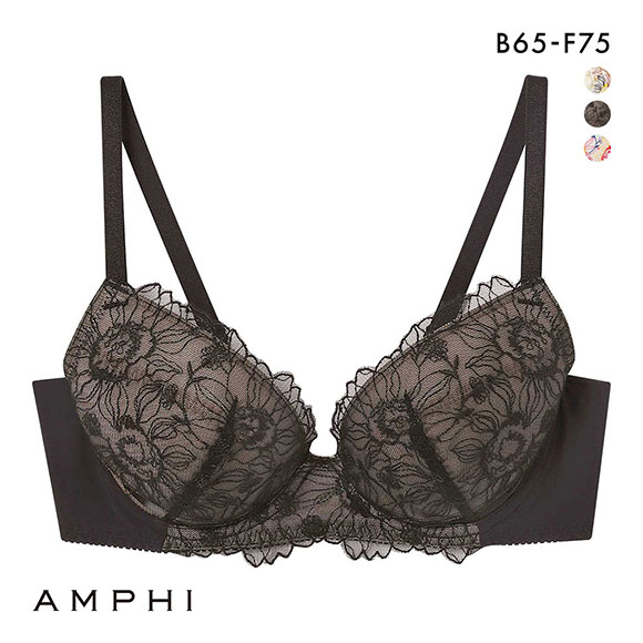 アンフィ さらっと快適、夏ブラ ブラジャー 吸汗速乾 メッシュ 通気性
