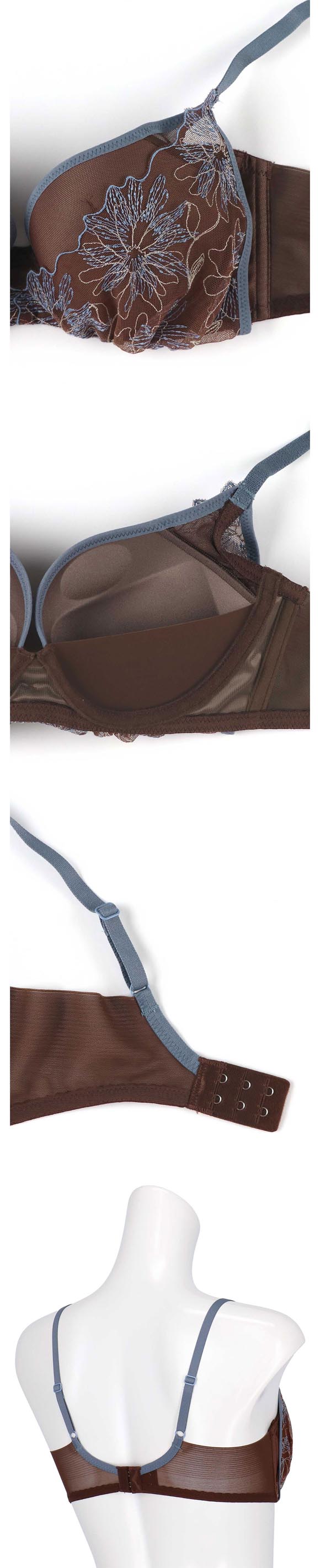 アンフィ otona MUSE×AMPHI ブラジェニック ぴたっとフィットタイプ ノンワイヤーブラ ブラジャー 脇高 BCDE BMI257 AMPHI BRAGENIC