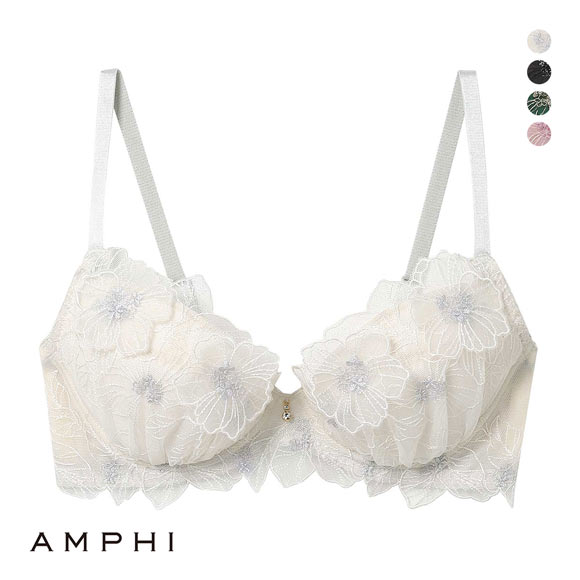 アンフィ グラマリッチ ブラジャー ボリュームUPタイプ グラマラス＆リッチな谷間メイク 3/4カップ FG AMPHI BYJ390 Glama-Rich
