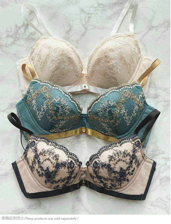 アンフィ AMPHI ブラッシュアップ ♯BRAsh UP ブラジャー 脇スッキリ 着やせシルエット 3/4カップ 脇高 BCDEFG BYK307