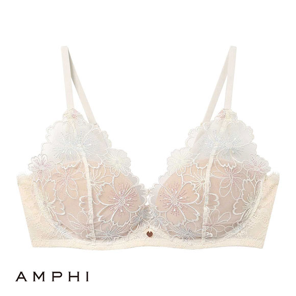 アンフィ ブラレット ブラジャー やさしくフィットする軽いつけごこち BC 3/4カップ AMPHI BYL300