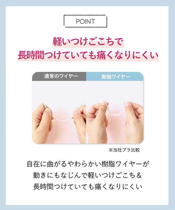 アンフィ ブラレット ブラジャー やさしくフィットする軽いつけごこち BC 3/4カップ AMPHI BYL300