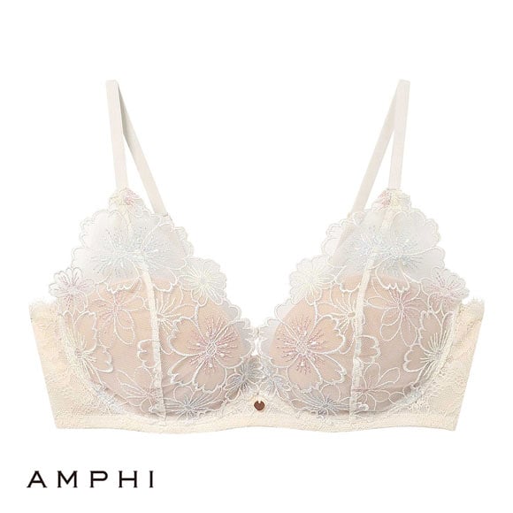 アンフィ ブラレット ブラジャー やさしくフィットする軽いつけごこち DE 3/4カップ AMPHI BYL300 大きいサイズ