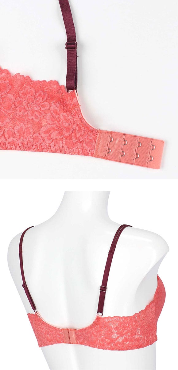 アンフィ ルーピング ノンワイヤー ブラジャー ラクなつけごこち レース AMPHI L∞Ping