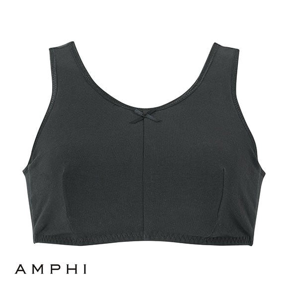 アンフィ ナイトアップブラ ノンワイヤー ブラジャー ナイトブラ ML 無地 AMPHI Night Up Bra