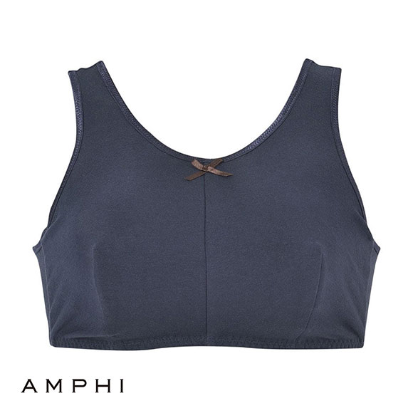 アンフィ ナイトアップブラ ノンワイヤー ブラジャー ナイトブラ ML 無地 AMPHI Night Up Bra