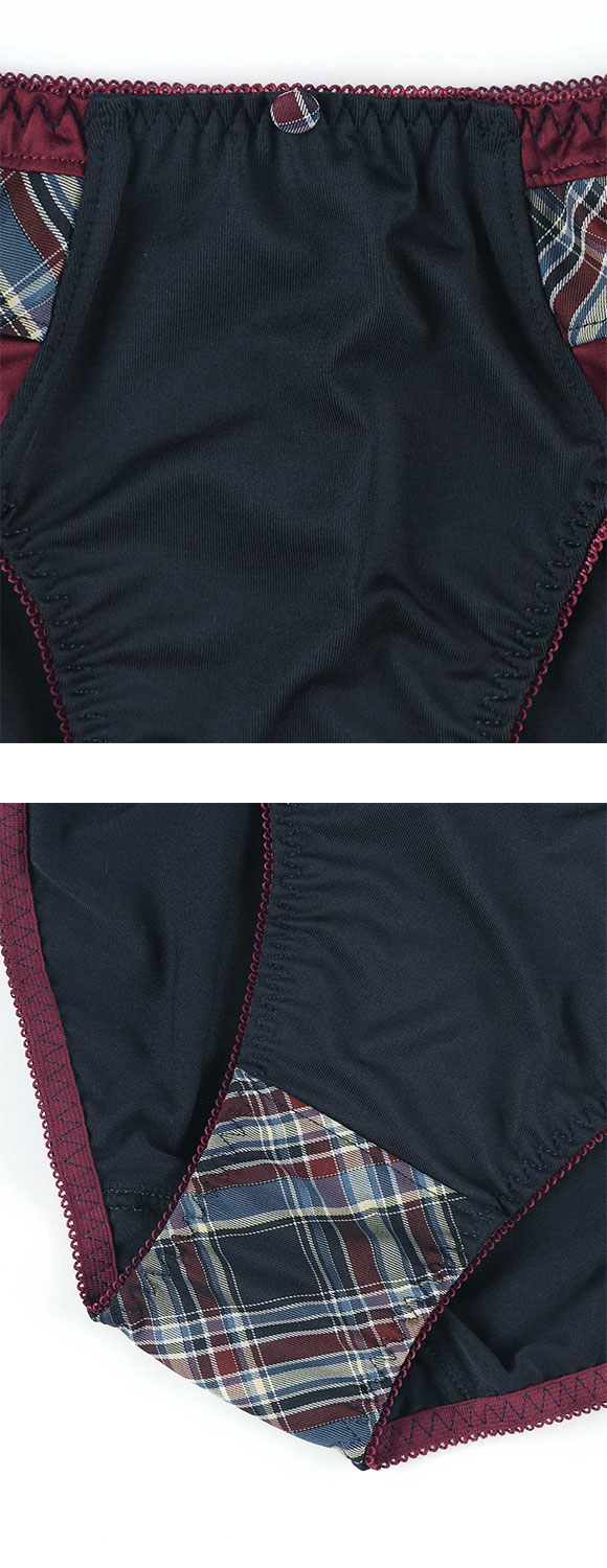 アンフィ ペアショーツ ノーマル ML BLH309シリーズ チェック柄 AMPHI