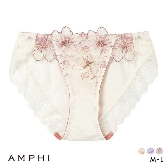 アンフィ 整える機能のブラ ペアショーツ ノーマル BLH324シリーズ PLH224 ML 下着 AMPHI