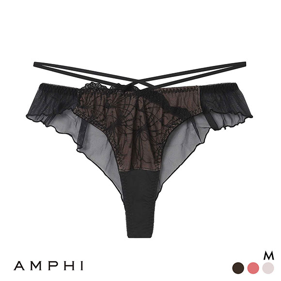 アンフィ 寄せる機能のブラ ペアショーツ Tバックショーツ ソング BLH313シリーズ PLH513 AMPHI