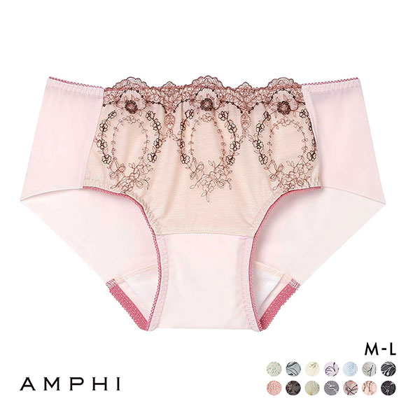 アンフィ sweet×AMPH ブラジェニック BRAGENIC 脇高細見えタイプ ペア サニタリーショーツ 羽付きナプキン対応 BMI353シリーズ PMI053 ML 単品