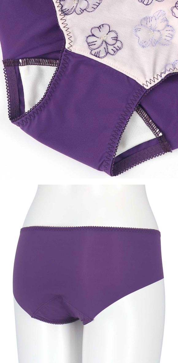 アンフィ sweet×AMPH ブラジェニック BRAGENIC 脇高細見えタイプ ペア サニタリーショーツ 羽付きナプキン対応 BMI353シリーズ PMI053 ML 単品