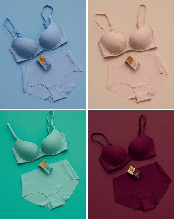 アンフィ NAILS INC×AMPHI ブラジェニック ペアショーツ スタンダード ひびきにくい 吸汗速乾 BMI245シリーズ