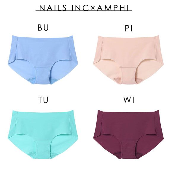 アンフィ NAILS INC×AMPHI ブラジェニック ペアショーツ スタンダード ひびきにくい 吸汗速乾 BMI245シリーズ