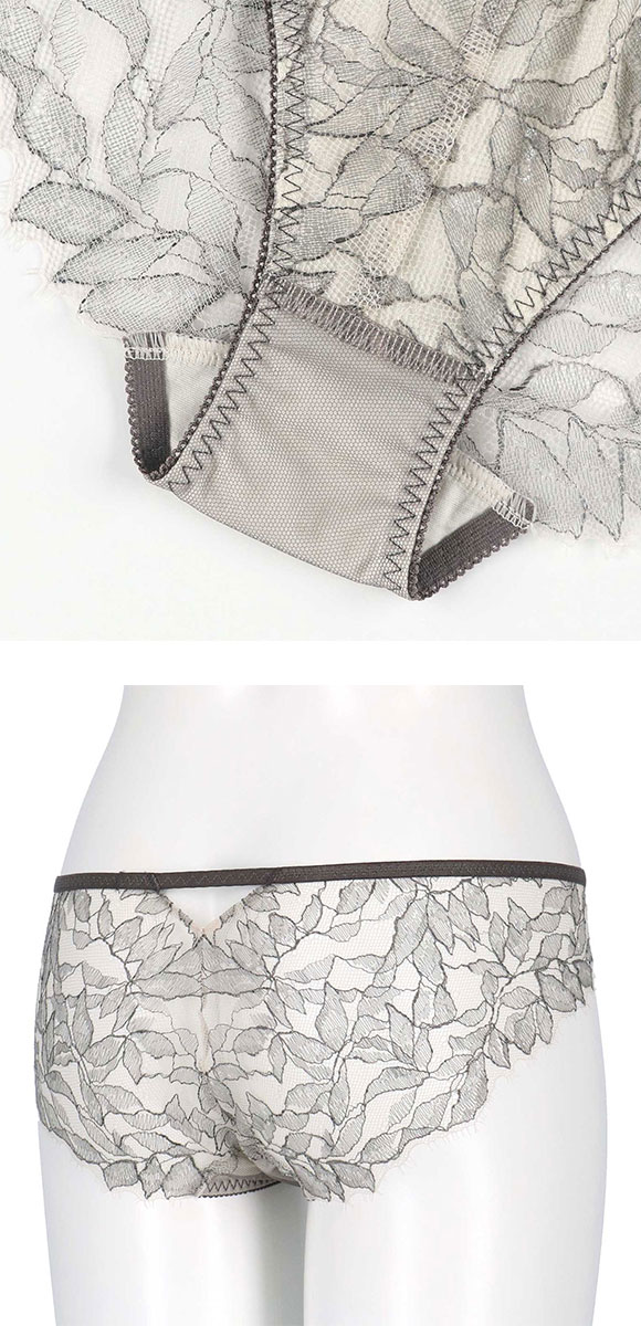 アンフィ ブラジェニック 脇高細見えタイプ ペアショーツ バックレース BMI355シリーズ AMPHI BRAGENIC