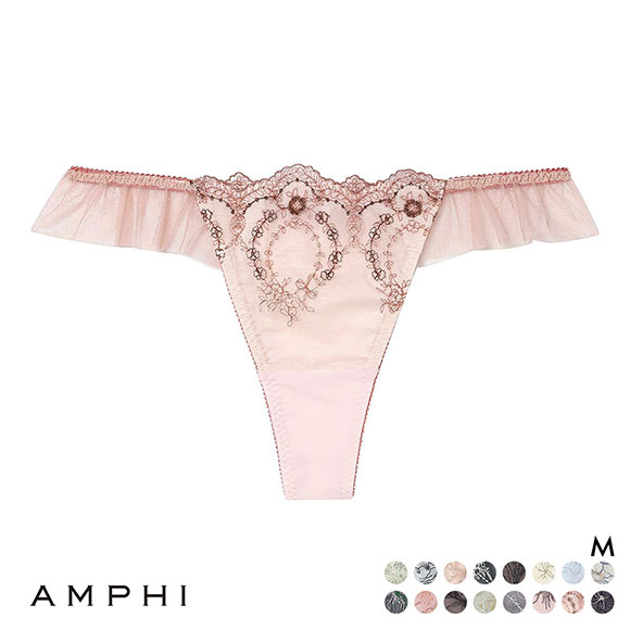 アンフィ sweet×AMPHI ブラジェニック BRAGENIC 脇高細見えタイプ Tバックショーツ ペアショーツ ソング BMI353シリーズ PMI553 単品