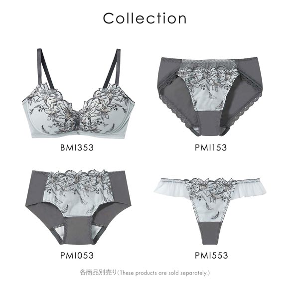 アンフィ sweet×AMPHI ブラジェニック BRAGENIC 脇高細見えタイプ Tバックショーツ ペアショーツ ソング BMI353シリーズ PMI553 単品