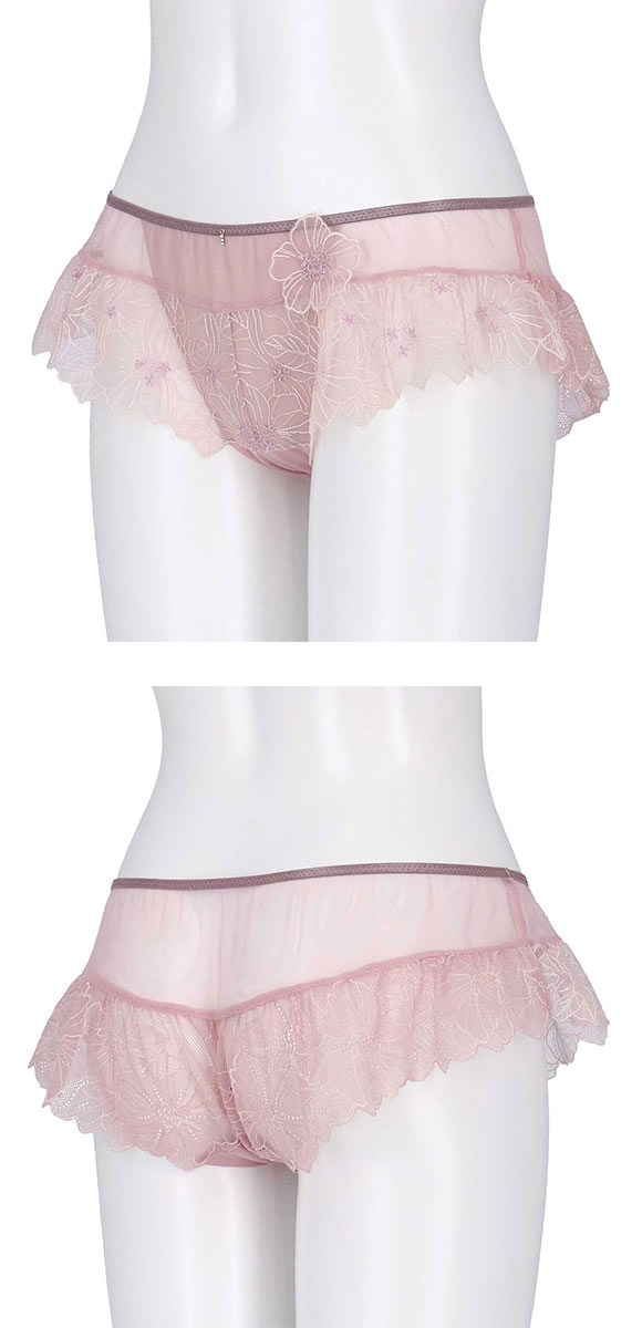 アンフィ グラマリッチ ペアショーツ フレア バックレース BYJ390シリーズ AMPHI