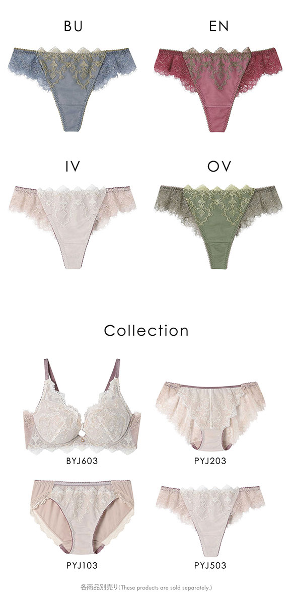 アンフィ グラマリッチ ペアショーツ Tバックショーツ ソング バックレース BYJ603シリーズ M AMPHI