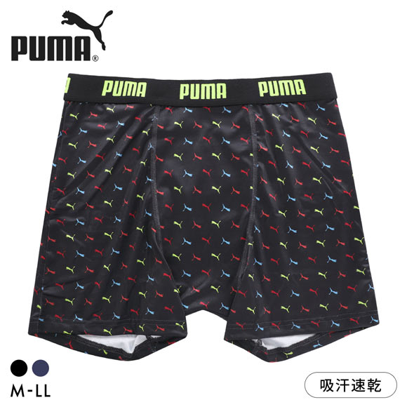 プーマ PUMA キャットロゴ オールオーバープリント ボクサーパンツ メンズ 前とじ スポーツ デイリー
