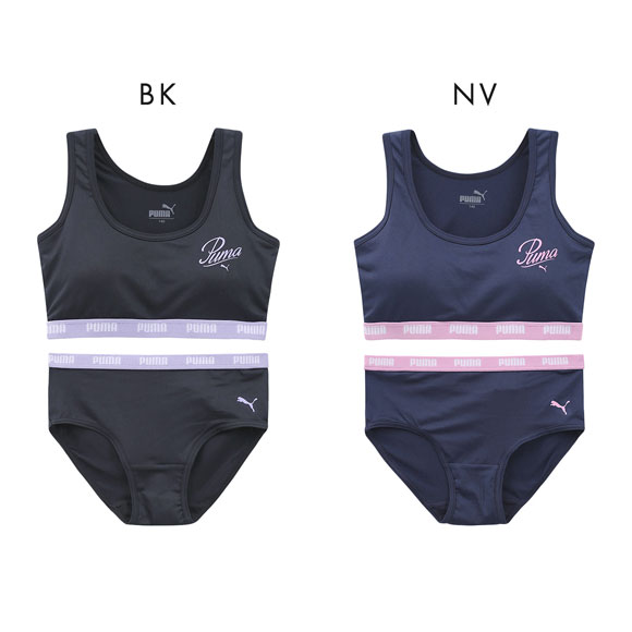 プーマ 女児 ハーフトップ  ショーツ 上下セット キッズ ジュニア ガールズ PUMA