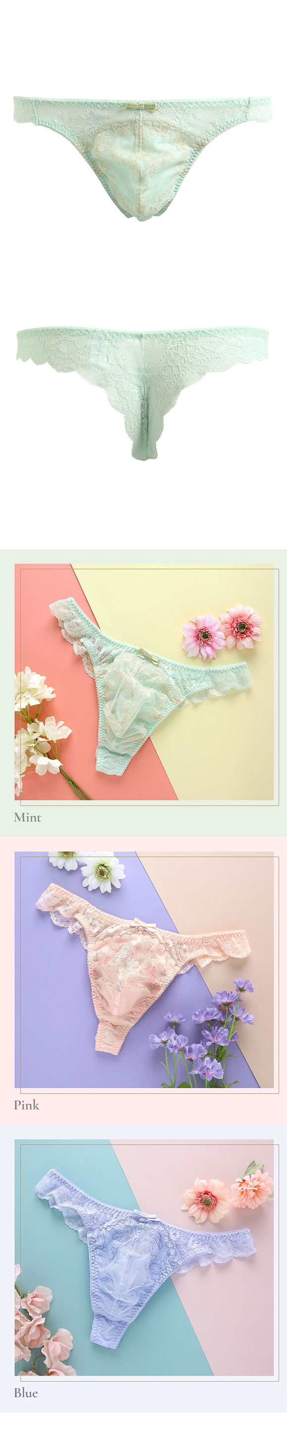 フェミニンメンズTバック FLUUM フルーム M L ンズ 総レース Tバックショーツ レース下着 レースインナー