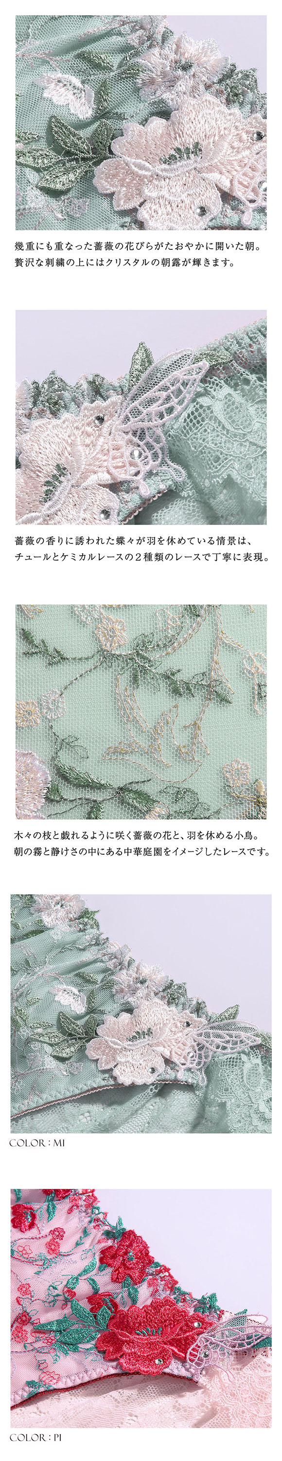 ARTE 003シリーズ ショーツ スタンダード M L バックレース ランジェリー