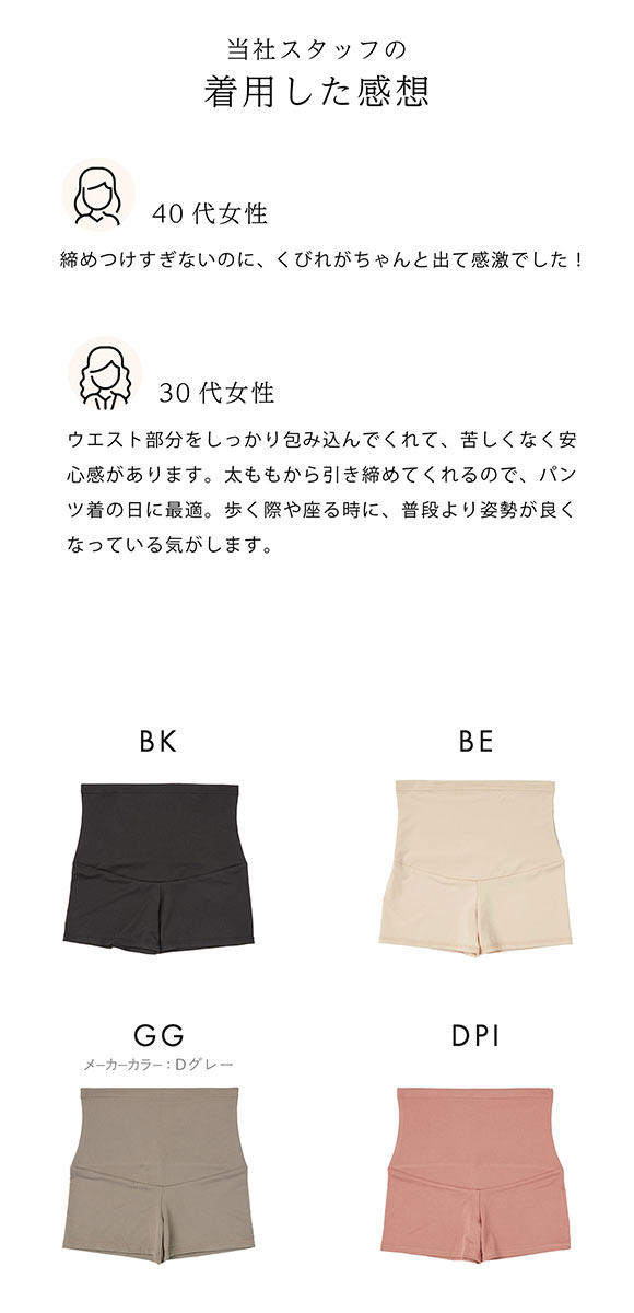 SUKENO Bi-Leggi メリハリくびれ 1分丈 レギンス レディース 補正 大きいサイズ 助野