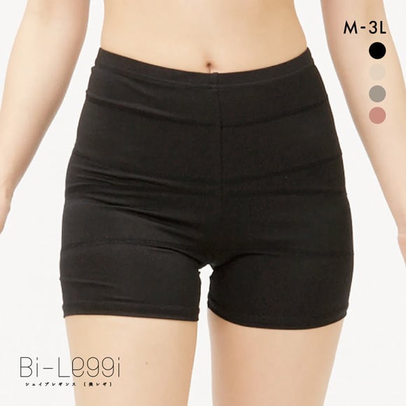 SUKENO Bi-Leggi スラッと美脚 1分丈 レギンス レディース 補正 大きいサイズ 助野