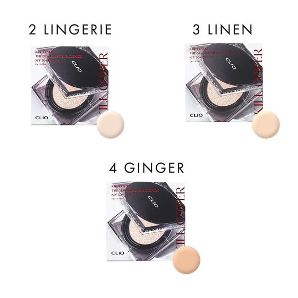 CLIO クリオ キル カバー ザ ニュー ファンウェア クッション【国内発送】 SPF50+ PA+++ CLIO KILL COVER THE NEW FOUNWEAR CUSHION